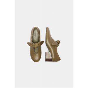 [정상가 348,000원] 리본 메리제인 펌프스(khaki) DG1BA25505KHI