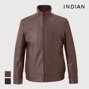 INDIAN  인조가죽 패딩점퍼_MIECLYF8311