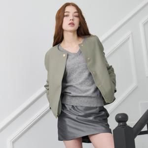 [최초가398,000]브리티쉬 램스킨 금장 버튼 포인트 레더 자켓_KSJK250102