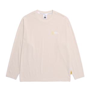 수피마 세미오버핏 긴팔 티셔츠 OAK BEIGE N255UTS901