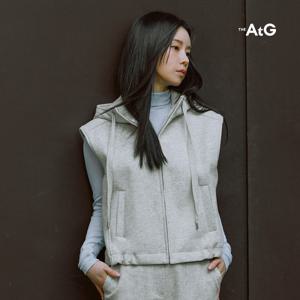 더엣지 25FW 멜란 후드 베스트