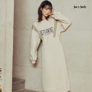 져지후드배색원피스(ON) JYOP72AS