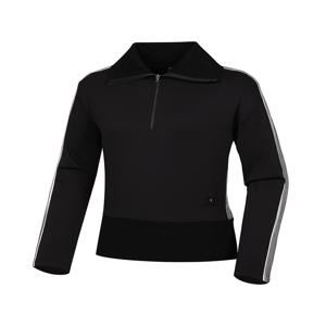 여성 WL PRO 배색 와이드카라 반짚 티셔츠 WWW22201Z1