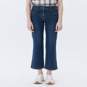 골프 여성 WNPA4A001N2 [클리어런스][스테디셀러]세미 부츠컷 워싱 데님 팬츠 (NAVY)