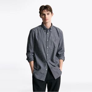 [Regular fit] 헤어라인 포플린 셔츠 (T12F7WSH100MT10AP)