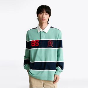 스트라이프 럭비 티셔츠 (T32F7TKT55TMT1MAS)