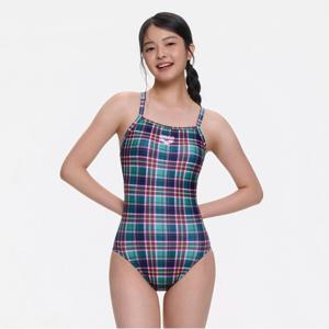 컨트리 체크 원피스 싱글 수퍼플라이백 A5FL1LO05MNT