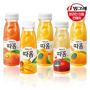 따옴 주스 5종 20병 /천혜향/자몽/망고/사과/오렌지