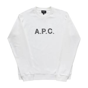 아페쎄 COEIP H27886 TAG BLANC/NOIR TIMOTHY 티모시 반다나 남성 맨투맨
