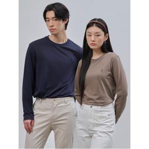 [Essential] 수피마코튼 라운드넥 티셔츠 - 네이비 (BC4741E02R)