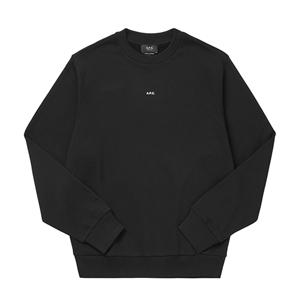 아페쎄 COHBX H27910 TZC NOIR/BLANC 마이크로 로고 박시 남성 맨투맨