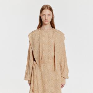 YIVONA Scarfed Shirt - Beige