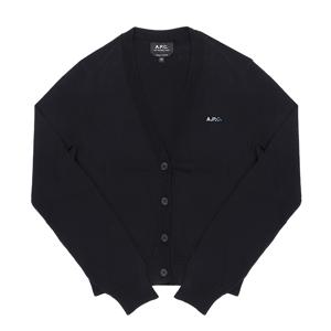 아페쎄 COEZJ F22316 IAK DARK NAVY JOSEPHINE 조세핀 크레이프 브이넥 여성 가디건