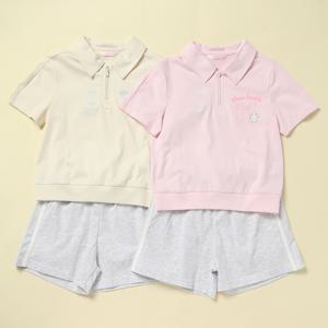 로엠걸즈아스킨 반집업티셔츠반바지상하세트RGSM2543C