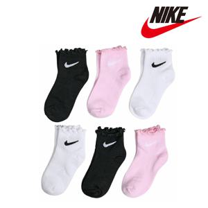 나이키키즈 웰트 앵클 삭스 6PK 세트 5-7세 A252SO432P