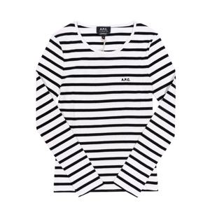 아페쎄 COHCA F26373 TAT ECRU/BLACK THELMA 텔마 스트라이프 여성 긴팔티