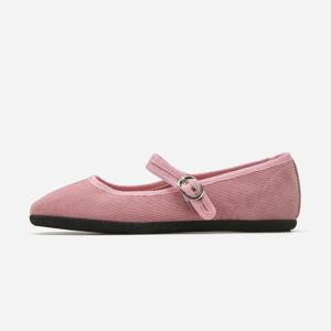 라운드 토 코듀로이 메리제인 플랫 412335002 (1cm/3colors)