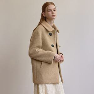 Clasp half coat - Beige [BE25FACT001BE]