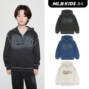 [MLB 키즈] (공식) 스트릿 빈티지 레터링 후드 집업 (3color)
