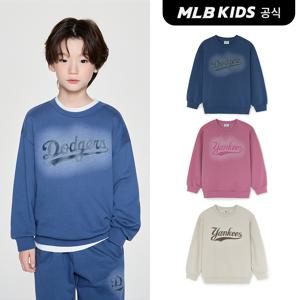 [MLB 키즈] (공식) 스트릿 베이직 빈티지 레터링 맨투맨 (3color)