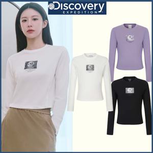 디스커버리 25FW 가을 신상 여성 그래픽 긴팔티 DWRL41054 CJDTT