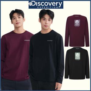 디스커버리 25FW 남여공용 아웃도어 그래픽 기능성 긴팔티 DXRL25054 CJDTT