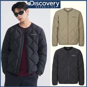 디스커버리 25FW 신상 남성 디하스 U넥 튜브 다운 경량패딩 DMDJ73056 CJDTT