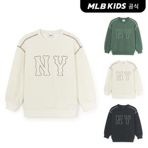 [MLB 키즈] (공식) 스트릿 베이직 쿠퍼스 빅로고 맨투맨 (3color)