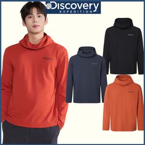 디스커버리 25FW 가을 신상 남성 후드형 기능성 긴팔티 DMRL3U054 CJDTT