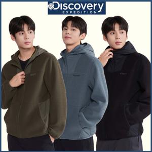 디스커버리 25FW 가을 신상 남성 자가드 플리스 후드 자켓 DMSS33054 CJDTT