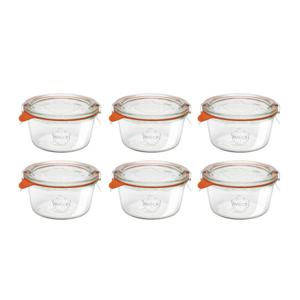 WECK 웩 몰드형 290ml 낮은형 (740) 6개입 세트
