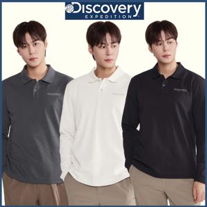 디스커버리 25FW 가을 신상 남성 백브러쉬 긴팔 카라티 DMTL37054 CJDTT