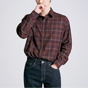 [최초가 39900원]  [데일리지] 루즈핏 TR 체크 셔츠 (SPYCB38C02-T)