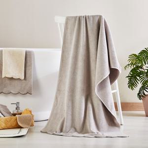 라피니라 스캘럽 바스타월 70X145 LIGHT GREY 650g
