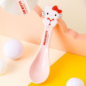 산리오 헬로키티 세라믹 스푼 숟가락 스푼포크 스푼포크세트 피규어포크 피규어숟가락