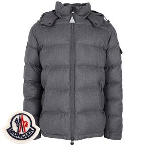 다크그레이 몽제네브르 후드 구스 다운 자켓 MONTGENEVRE 940