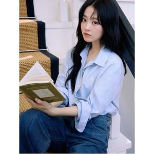 [25FW]옥스포드 오버핏 셔츠  스카이 블루 (BF5864C02Q)
