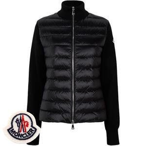 25FW 블랙 니트 믹스 구스 다운 자켓 CARDIGAN 9B00023 M1131 999
