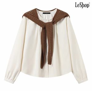 정상가:69000원 ㅣ 데일리 핀턱 숄 세트 셔츠 (DP3BA066A)