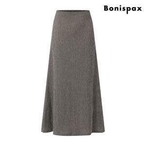 정상가:79,000원 ㅣ 플레어 밴딩 슬럽 롱 스커트 (XP3WH005L0)