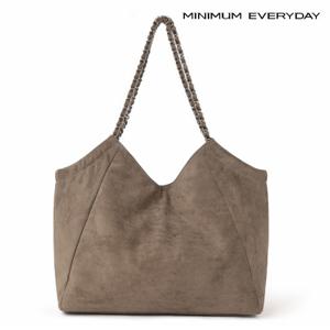 정상가:89,000원 ㅣ  에브리데이]체인 끈 스웨이드 숄더백 (EB3BG010D)