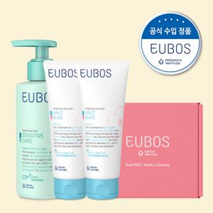 선물하기 선물SET (집중크림100ml 2개+센서티브 핸드크림 150ml+핑크박스)