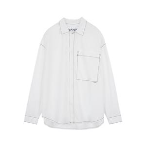 써네이 남성 긴팔 셔츠 화이트 SN2PXS07AP T1117