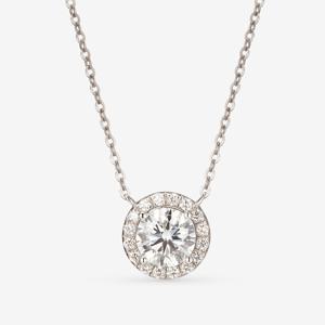 14K/18K 헤일로 랩 다이아몬드 1캐럿 목걸이(총 약 1.1CT)