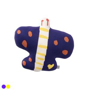 [무케] 닛닛_화사한 색상과 부드러운 터치의 나비 니트 인형 (2colors) 쿠션