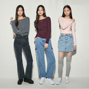 브레톤 스트라이프 티셔츠 3종 택1 (T32E7TTO43TWT1)