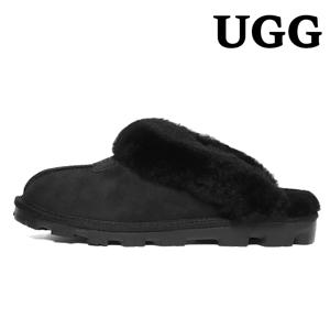 미국 UGG 코케트 Coquette 털 슬리퍼 블랙 5125-BLK