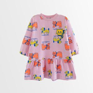 M.강냥이 셔링 원피스 MXSOP01