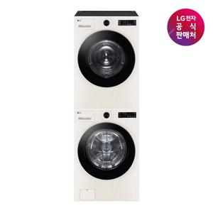 [LG 전자공식판매처]LG 트롬 오브제컬렉션 세탁기 건조기 세트 FG21EN+RG19EN