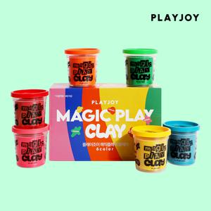 매직 플레이 클레이 (비비드) 6컬러 1세트